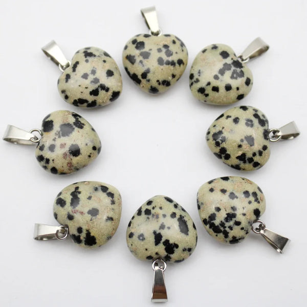 Mixed Quartz Crystal Heart-ToShay.org