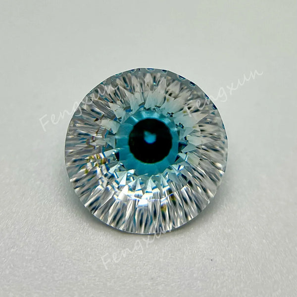 Blue Eye Faceted Diamond-ToShay.org