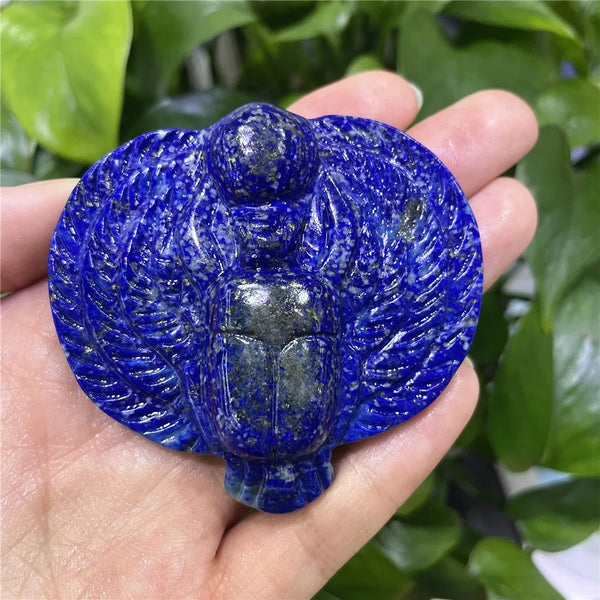 Blue Lapis Lazuli Scarab-ToShay.org