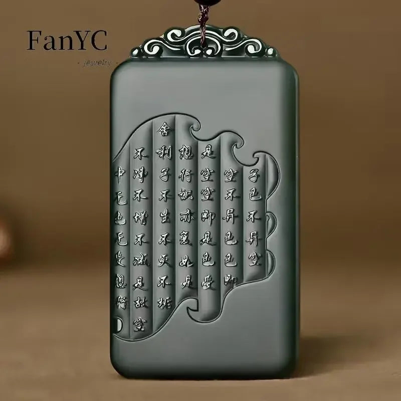 Black Jade Dragon Pendant-ToShay.org