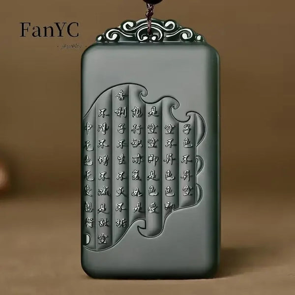 Black Jade Dragon Pendant-ToShay.org