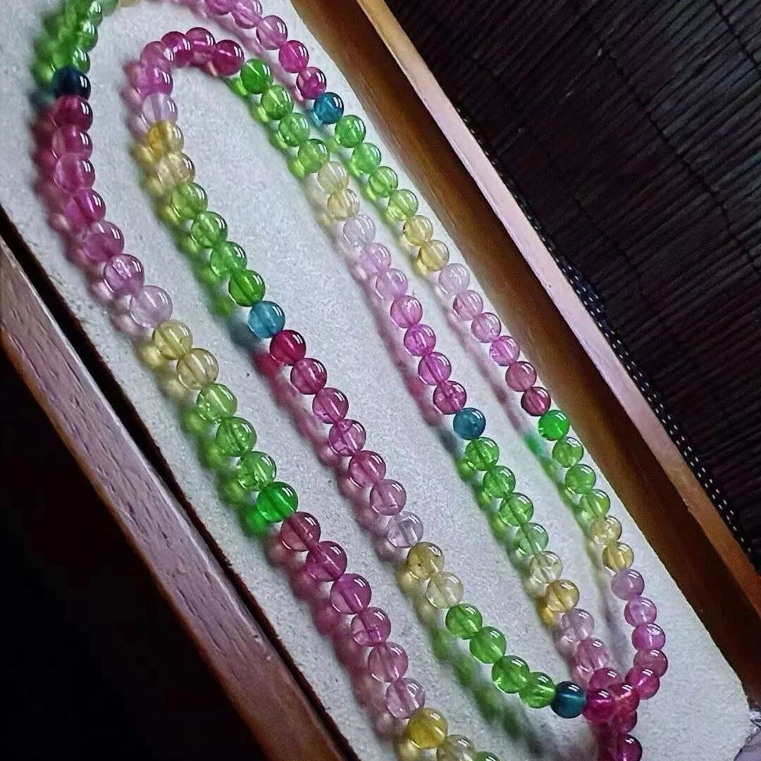 Green Blue Tourmaline Bracelet-ToShay.org