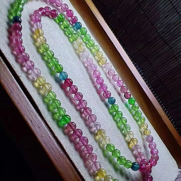 Green Blue Tourmaline Bracelet-ToShay.org