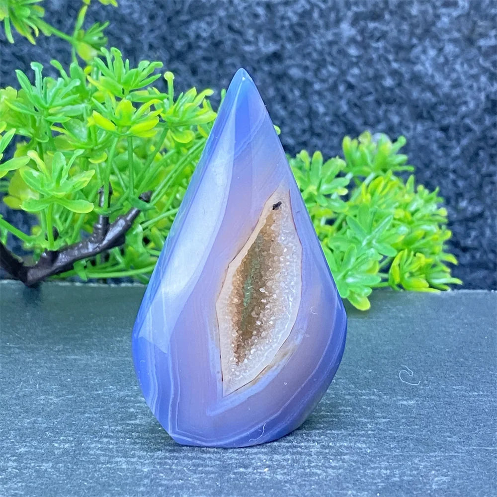 Blue Lace Agate Torch-ToShay.org
