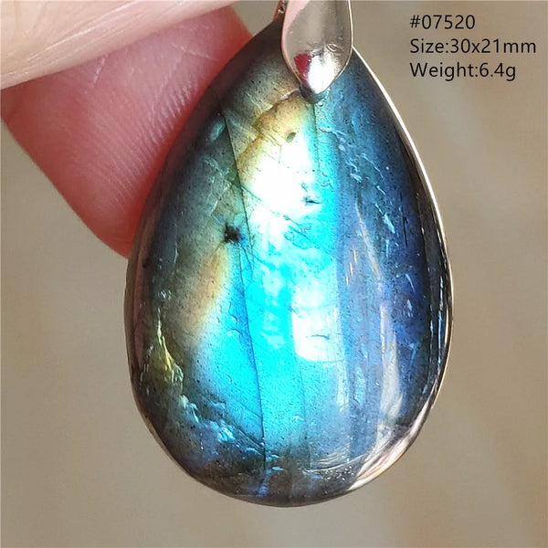 Blue Light Labradorite Pendant-ToShay.org