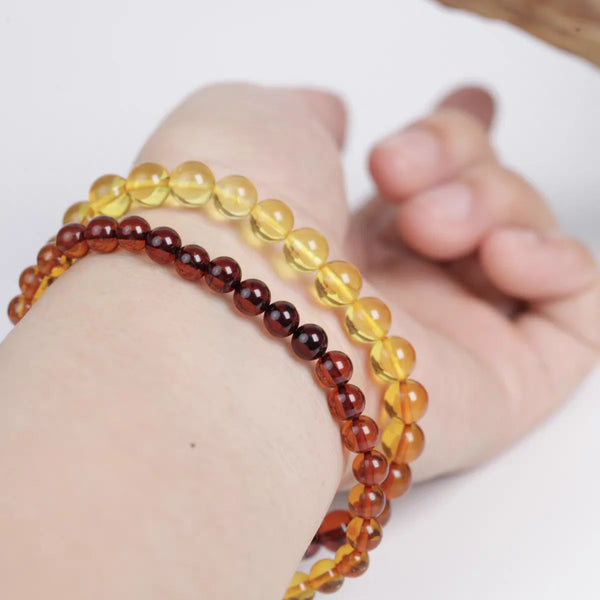 Red Amber Bracelet-ToShay.org