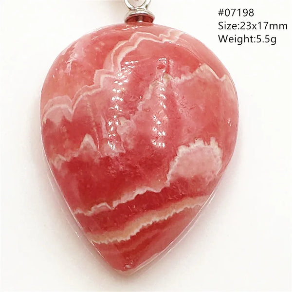 Red Rhodochrosite Pendant-ToShay.org