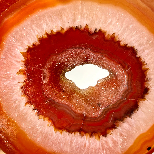 Orange Carnelian Geode Heart-ToShay.org
