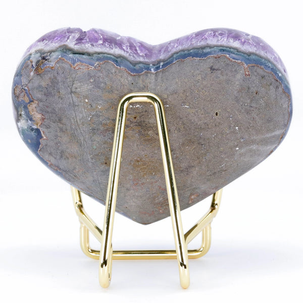 Purple Amethyst Geode Heart-ToShay.org