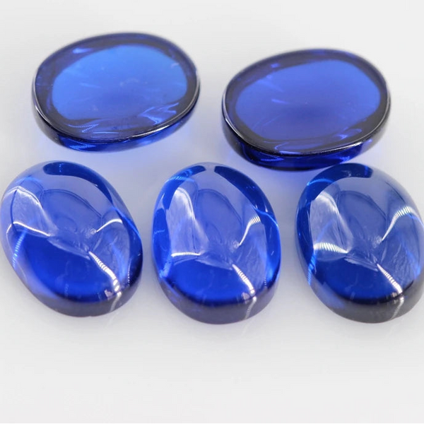 Red Ruby Corundum Cabochon-ToShay.org