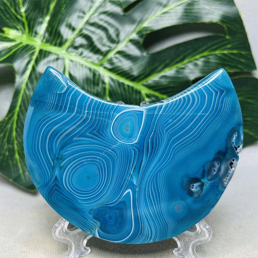 Blue Lace Agate Moon-ToShay.org