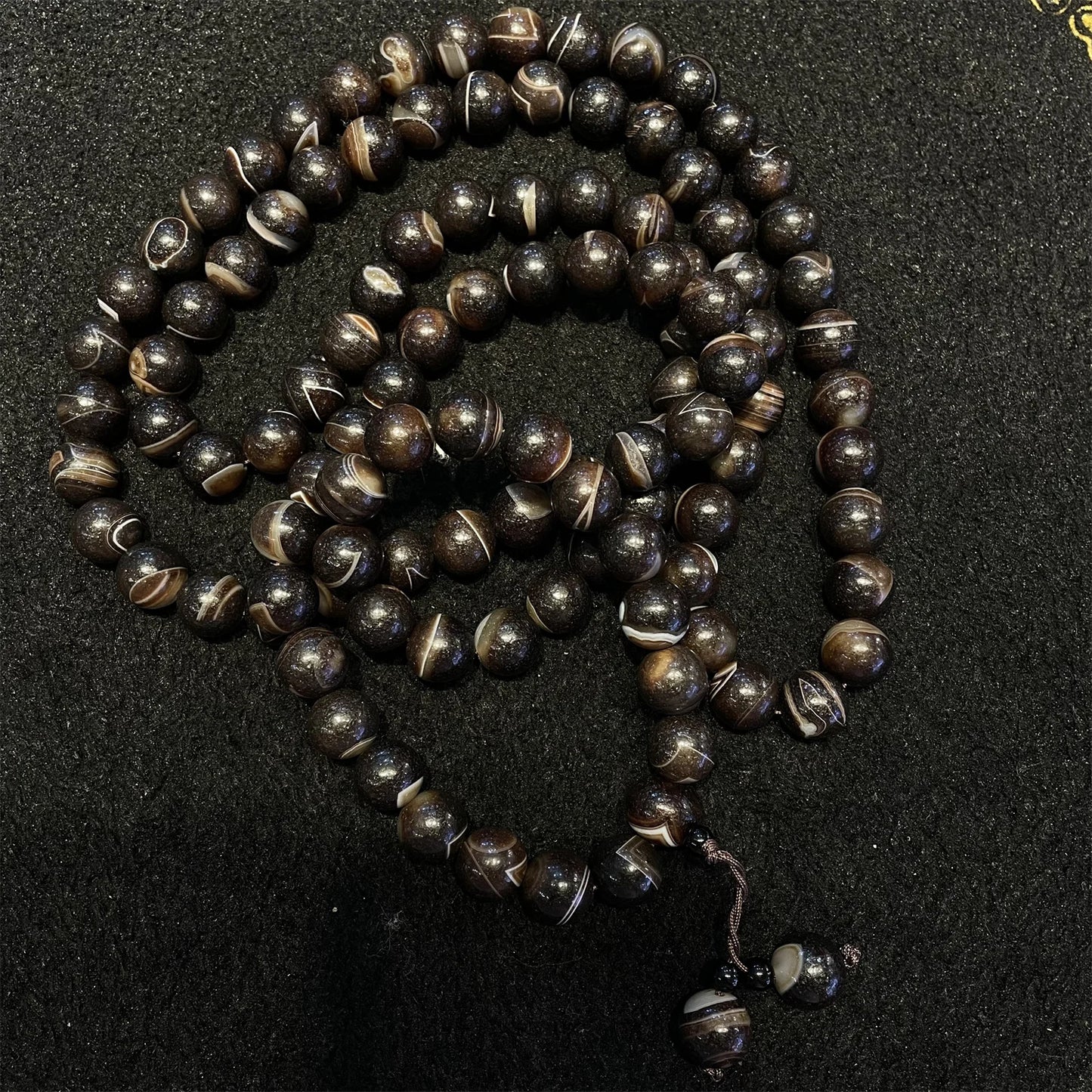 Black Agate Buddha Beads-ToShay.org