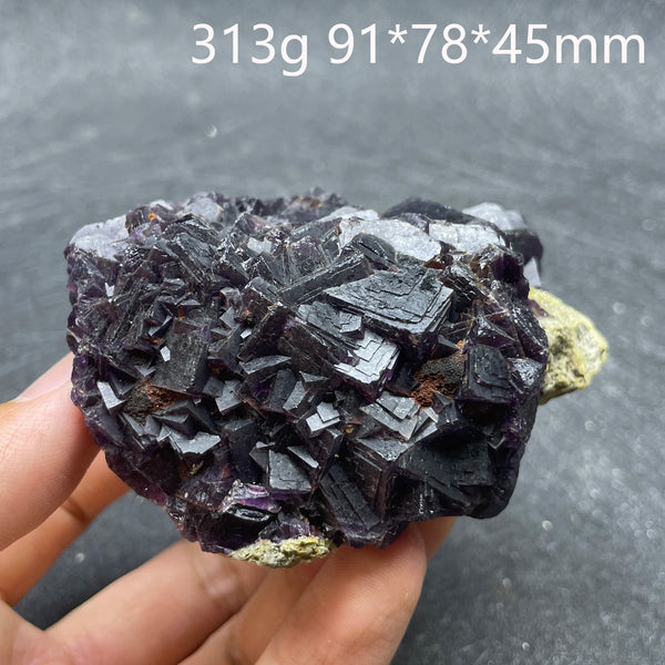Purple Fluorite Crystal Cluster-ToShay.org