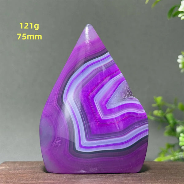 Purple Agate Torch-ToShay.org