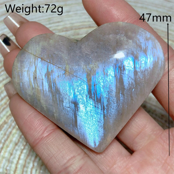 Blue Rainbow Moonstone Hearts-ToShay.org