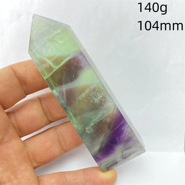 Rainbow Fluorite Crystal Point-ToShay.org