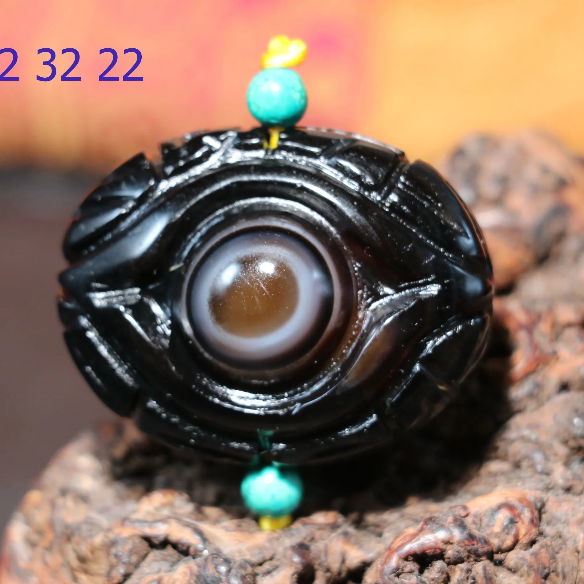 Black Onyx Eye Pendant-ToShay.org