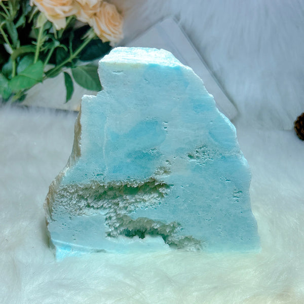 Blue Larimar Raw Stone-ToShay.org