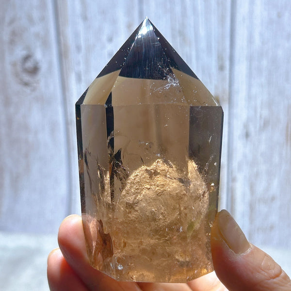 Smokey Rainbow Quartz Point-ToShay.org