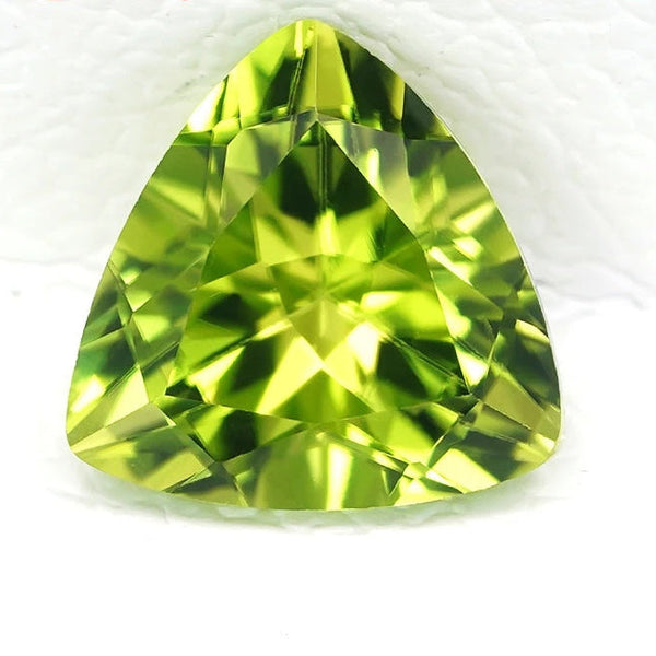 Green Crystal Cut Peridot-ToShay.org