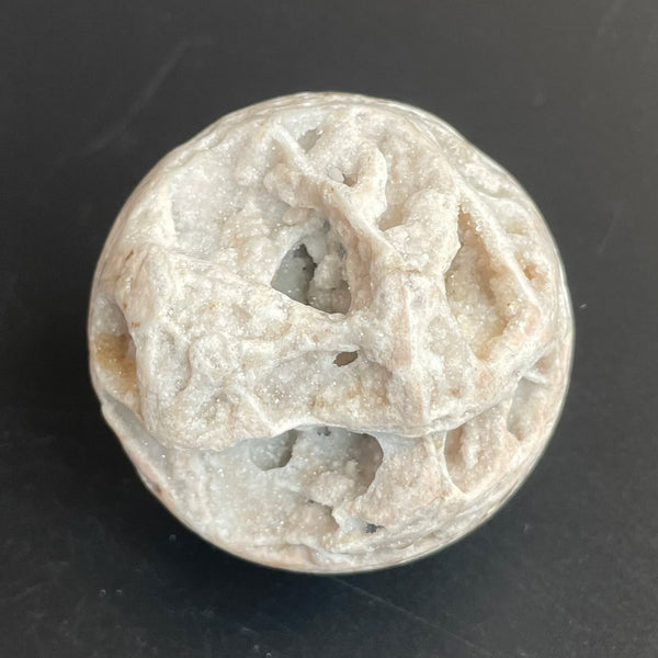 White Sphalerite Rock Ball-ToShay.org