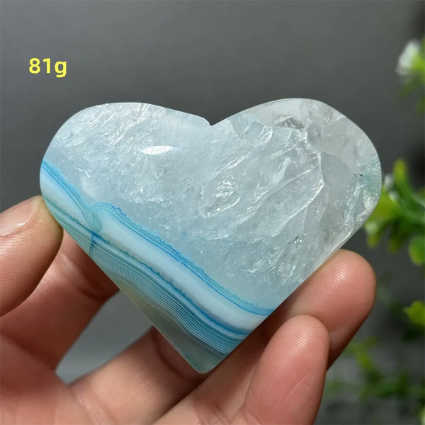 Blue Agate Heart-ToShay.org