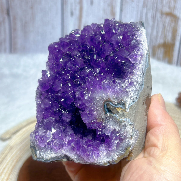 Purple Amethyst Cluster Geode-ToShay.org