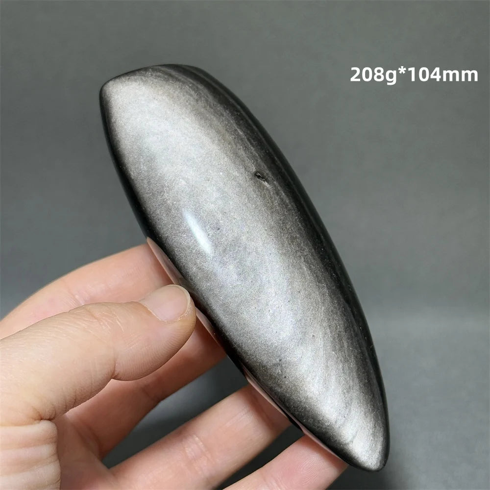 Silver Obsidian Torch-ToShay.org