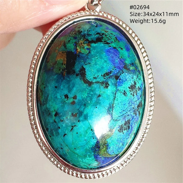 Blue Azurite Pendant-ToShay.org