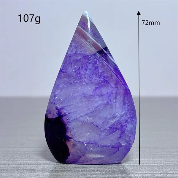 Violet Agate Torch-ToShay.org