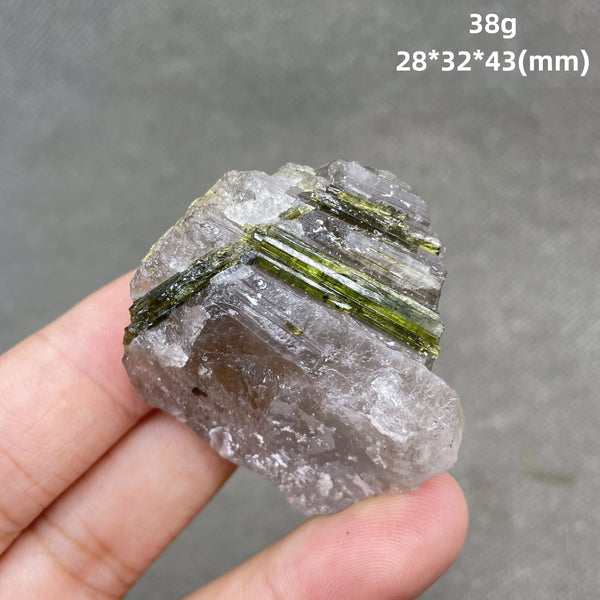 Green Tourmaline Crystal-ToShay.org