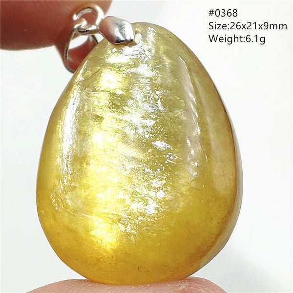 Gold Lepidolite Flash Pendant-ToShay.org