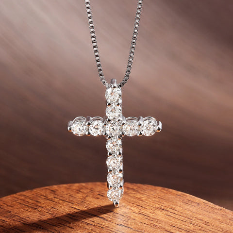 Crystal Cross Necklace-ToShay.org