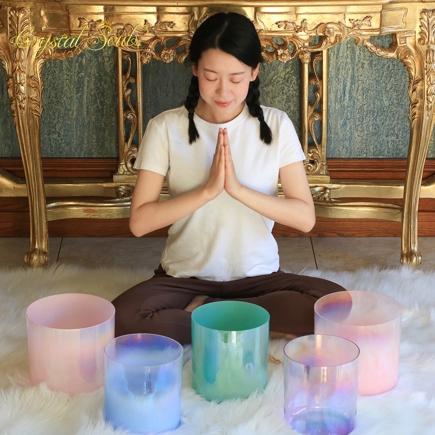 Mixed Crystal Singing Bowl Set-ToShay.org