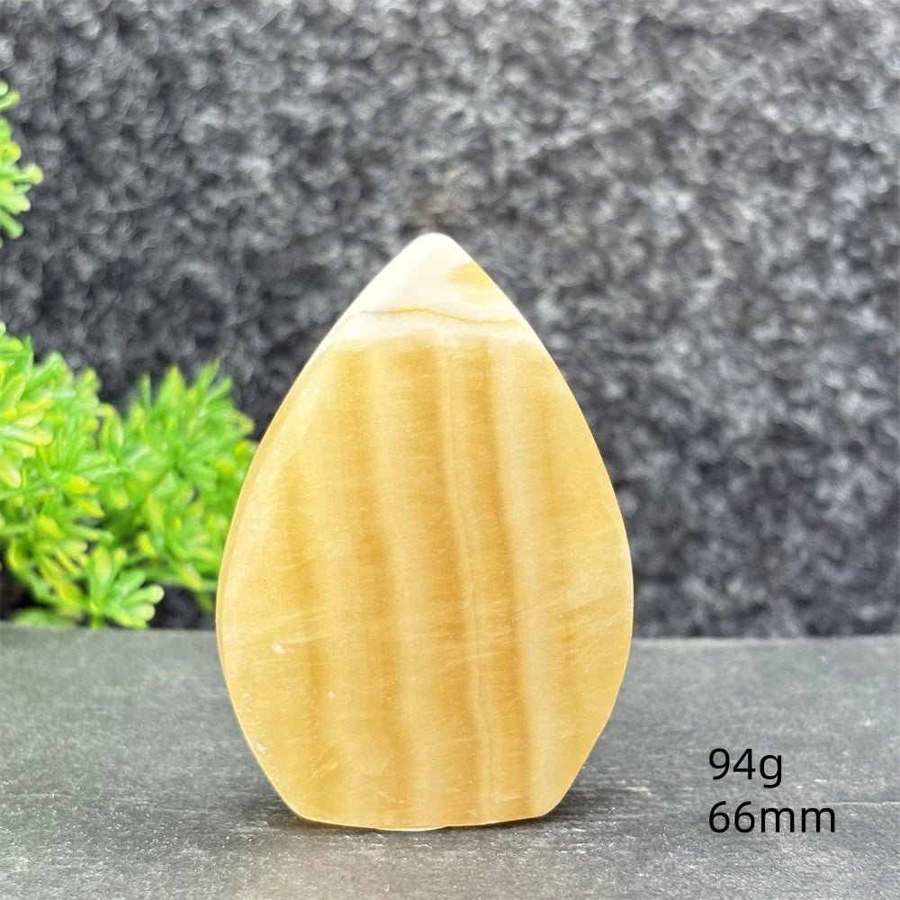 Yellow Striped Crystal Tower-ToShay.org