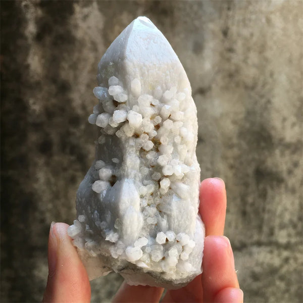 Blue Fluorite Crystal Point-ToShay.org