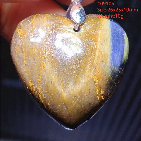 Blue Pietersite Chatoyant Pendant-ToShay.org