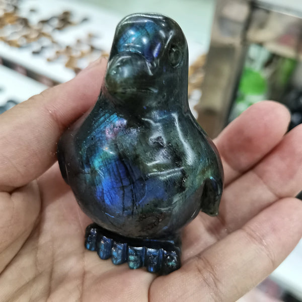 Blue Labradorite Penguin-ToShay.org