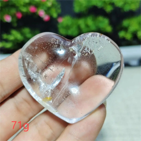 Clear Crystal Heart-ToShay.org