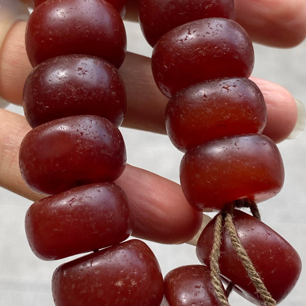 Tibetan Red Agate DZi Bead-ToShay.org