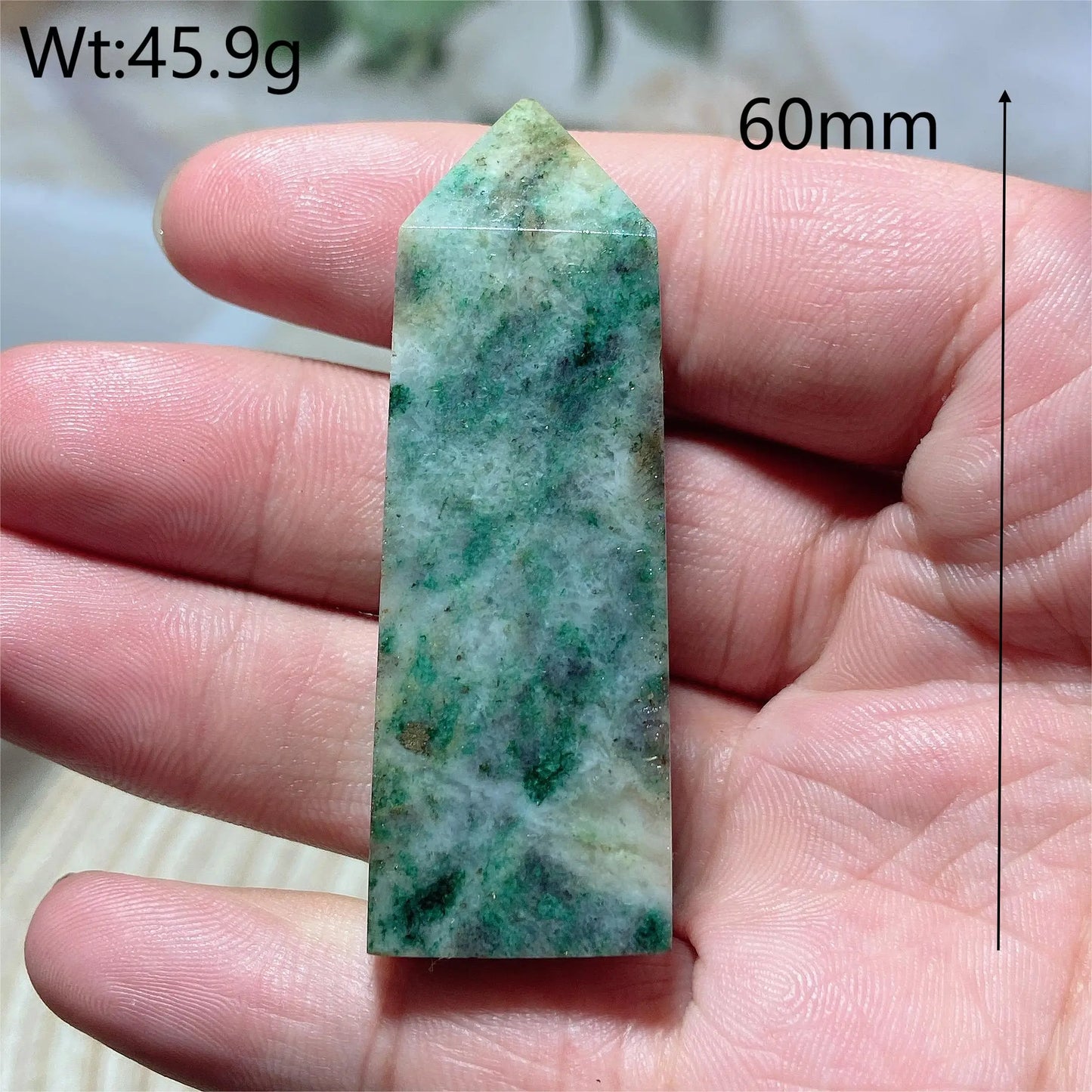 Blue Dioptase Pyrite Tower-ToShay.org