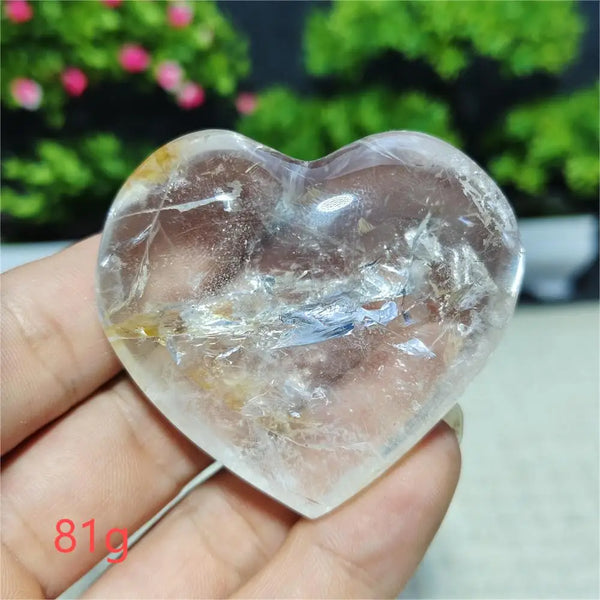 Clear Crystal Heart-ToShay.org