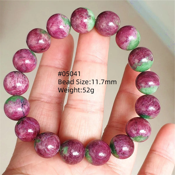 Red Ruby Zoisite Bracelet-ToShay.org