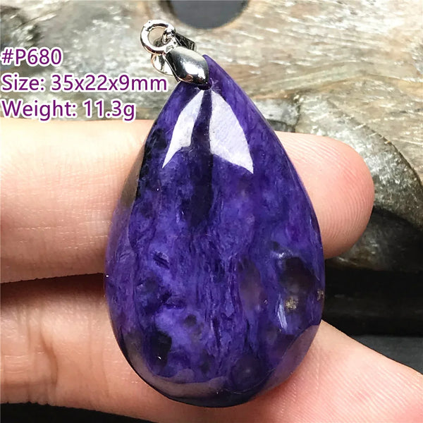 Purple Charoite Pendant-ToShay.org
