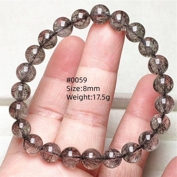 Black Rutilated Quartz Bracelet-ToShay.org