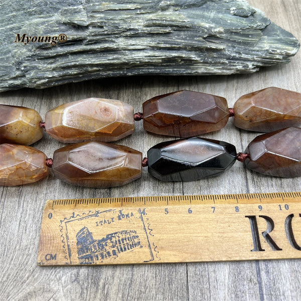 Brown Agate Nugget Beads-ToShay.org