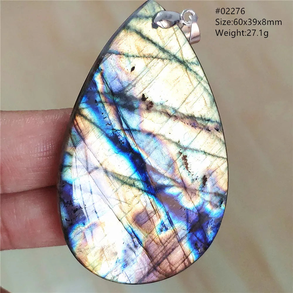 Rainbow Labradorite Pendant-ToShay.org