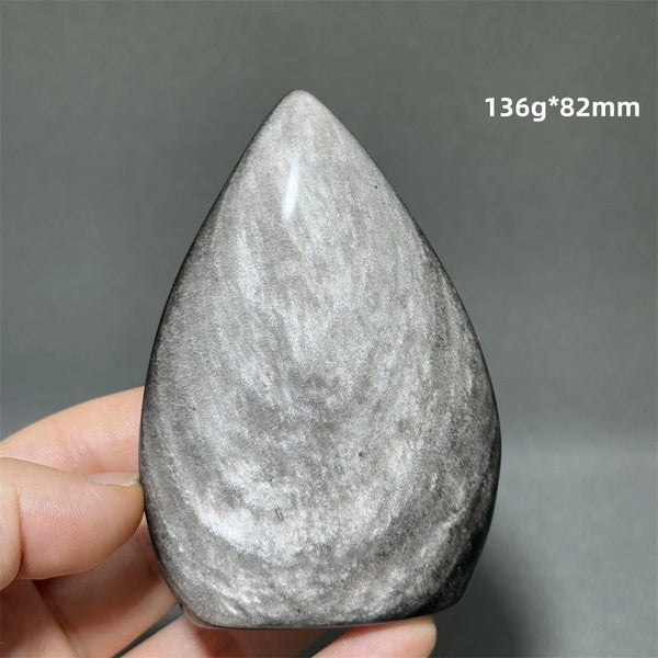Silver Obsidian Torch-ToShay.org