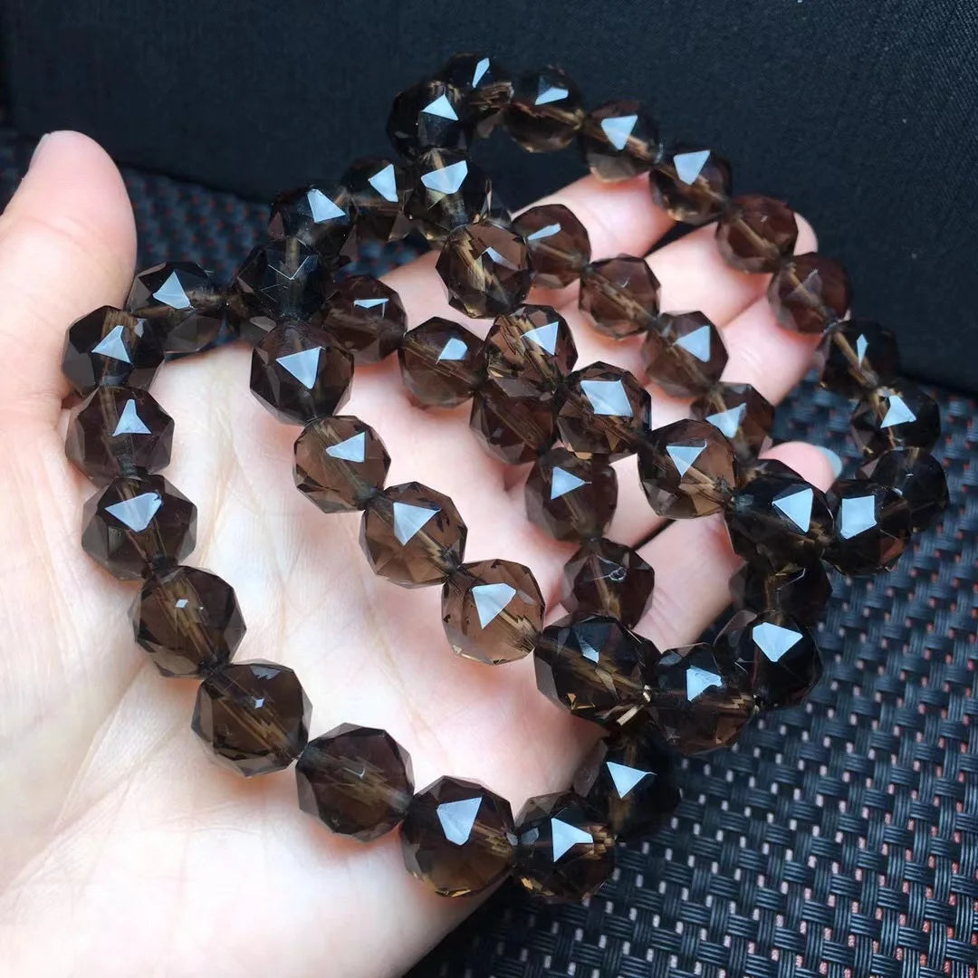 Brown Smoky Quartz Bracelet-ToShay.org