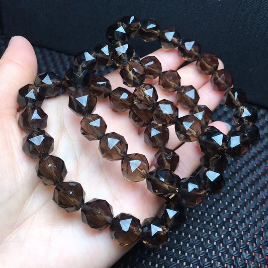 Brown Smoky Quartz Bracelet-ToShay.org